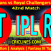 GT vs RCB-Today Match Prediction-IPL Match Today 2026-42nd Match-Venue Details-Dream11-Toss Update-Who Will Win