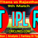 GT vs RR-Today Match Prediction-IPL Match Today 2026-9th Match-Venue Details-Dream11-Toss Update-Who Will Win