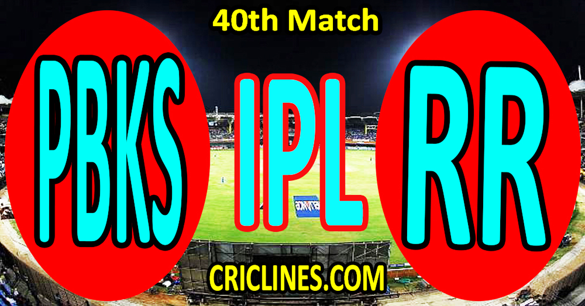 Punjab Kings vs Rajasthan Royals-Today Match Prediction-IPL Match Today 2026-40th Match-Venue Details-Dream11-Toss Update-Who Will Win