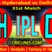 SRH vs DC-Today Match Prediction-IPL Match Today 2026-31st Match-Venue Details-Dream11-Toss Update-Who Will Win