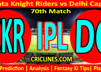 KKR vs DC-Today Match Prediction-IPL Match Today 2026-70th Match-Venue Details-Dream11-Toss Update-Who Will Win