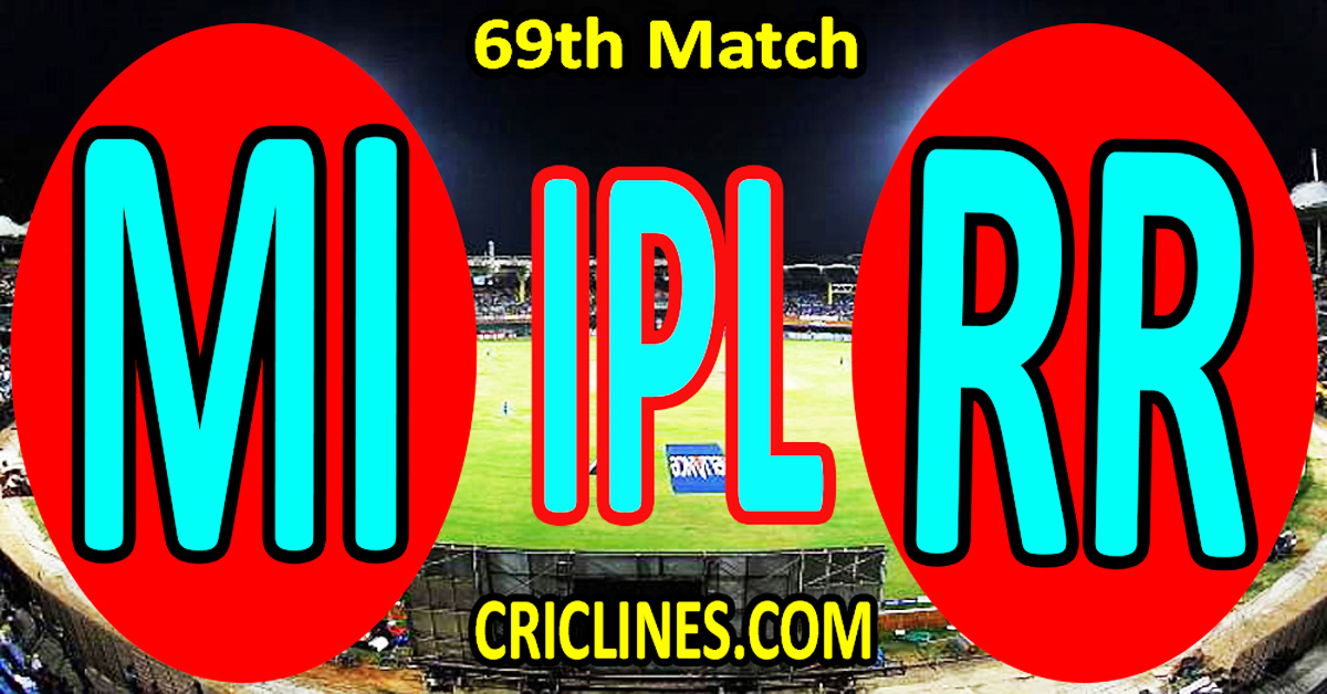 Mumbai Indians vs Rajasthan Royals-Today Match Prediction-IPL Match Today 2026-69th Match-Venue Details-Dream11-Toss Update-Who Will Win