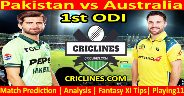 PAK vs AUS-Today Match Prediction-1st ODI-2026-Who Will Win Today