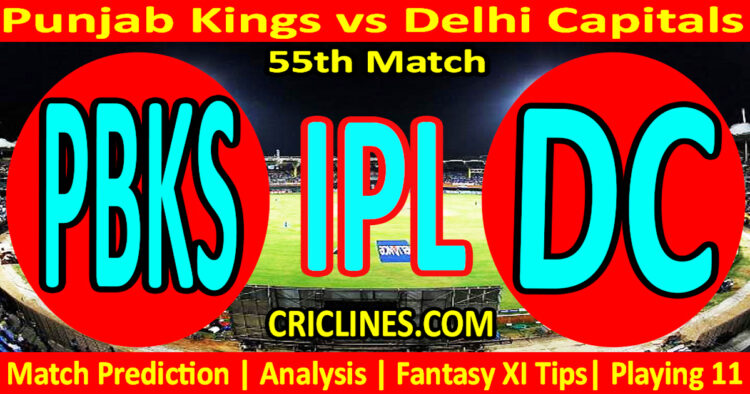 PBKS vs DC-Today Match Prediction-IPL Match Today 2026-55th Match-Venue Details-Dream11-Toss Update-Who Will Win