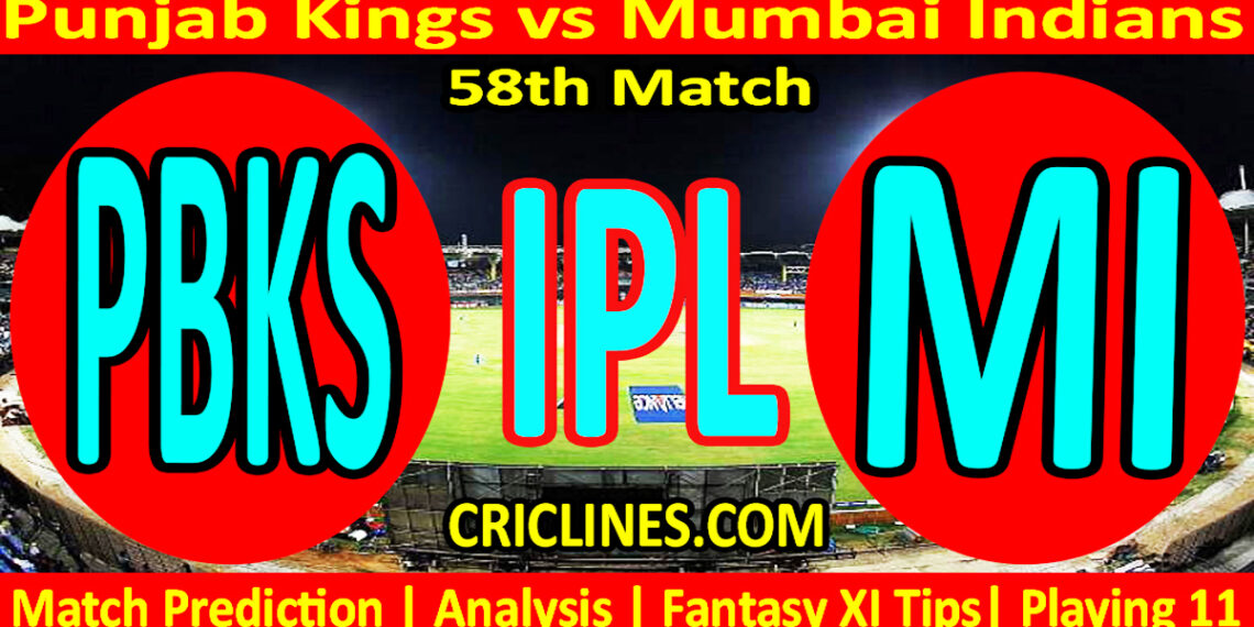PBKS vs MI-Today Match Prediction-IPL Match Today 2026-58th Match-Venue Details-Dream11-Toss Update-Who Will Win