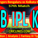 RCB vs KKR-Today Match Prediction-IPL Match Today 2026-57th Match-Venue Details-Dream11-Toss Update-Who Will Win