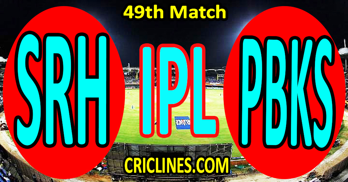 Sunrisers Hyderabad vs Punjab Kings-Today Match Prediction-IPL Match Today 2026-49th Match-Venue Details-Dream11-Toss Update-Who Will Win