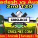 BAN vs AUS-Today Match Prediction-2nd T20-2026-Who Will Win