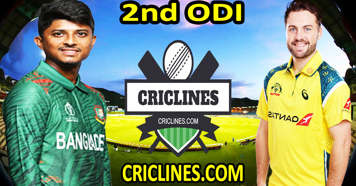 Bangladesh vs Australia-Today Match Prediction-2nd ODI-2026-Who Will Win