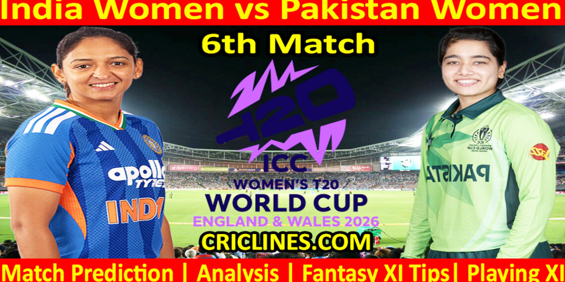 INDW vs PAKW-Today Match Prediction-Dream11-T20 World Cup 2026-6th Match-Who Will Win