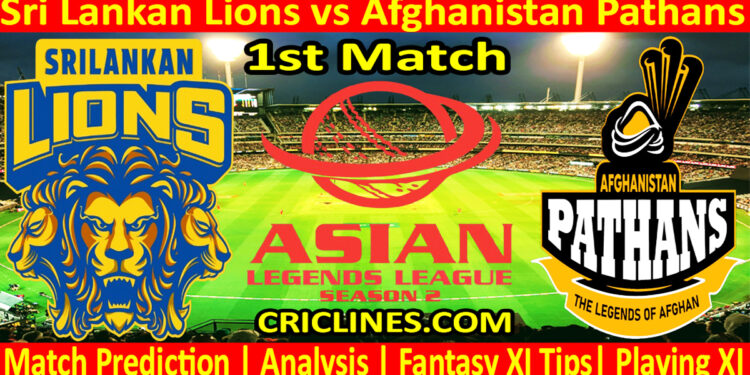 SLL vs AFP -Today Match Prediction-Dream11-Asian Legends League 2026-ALL T20-1st Match-Who Will Win