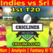WI vs SL-Today Match Prediction-Dream11-1st T20 Match-2026-Who Will Win