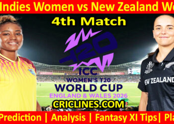 WIW vs NZLW-Today Match Prediction-Dream11-T20 World Cup 2026-4th Match-Who Will Win